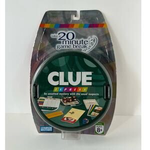 Clue Express, 20 Minute Game Break, ages 8+, Travel Board Game, NIB